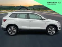 Used Skoda Karoq SE Drive 110 HP (80 kW) 2022 Moon white metallic SUV