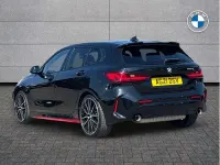 Used BMW 128 Shadowline 265 HP (194 kW) 2021 Black sapphire metallic paint Hatchback