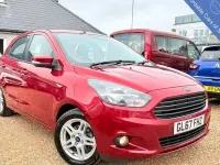 Used Ford Ka Plus Zetec 70 HP (51 kW) 2017 Red Hatchback