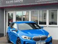 Used BMW 118 M Sport 140 HP (102 kW) 2020 Blue Hatchback
