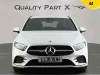 Used Mercedes A180 AMG line 136 HP (100 kW) 2021 White Hatchback
