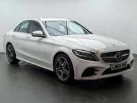 Used Mercedes C300 AMG line 2018 White Sedan