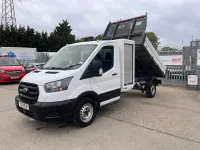 Used Ford Transit S 130 HP (95 kW) 2021 White Cabriolet