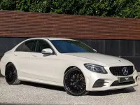 Used Mercedes C220 AMG Line Premium 2019 White Sedan
