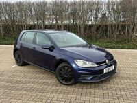 Used VW Golf VII S 125 HP (91 kW) 2018 Blue Hatchback