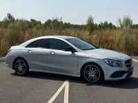 Used Mercedes CLA220 AMG line 177 HP (130 kW) 2018 Silver Coupe
