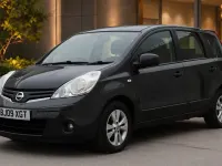 Used Nissan Note Acenta 110 HP (80 kW) 2009 Black Hatchback