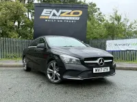 Used Mercedes CLA220 AMG line 177 HP (130 kW) 2017 Black Sedan