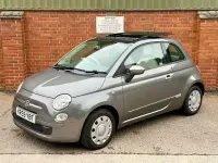 Used Fiat 500 Pop 69 HP (50 kW) 2009 Grey Cabriolet