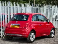 Used Fiat 500 Lounge 2017 Red Hatchback