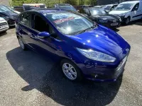 Used Ford Fiesta Zetec 75 HP (55 kW) 2016 Blue Hatchback