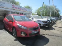 Käytetty Kia Ceed GT-Line 118 HP (86 kW) 2017 Punainen Viistoperä