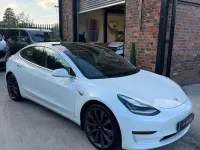 Used Tesla Model 3 Performance 461 kW (627 HP) 2020 White Sedan