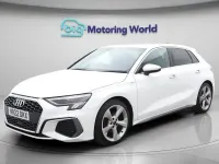 Used Audi A3 Sportback S-Line 110 HP (80 kW) 2022 White Hatchback