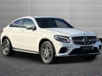 Used Mercedes GLC250 AMG line 204 HP (150 kW) 2018 Polar white Coupe