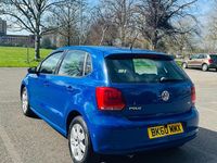 Begagnad VW Polo SE 85 HK (62 kW) 2010 Blå Halvkombi