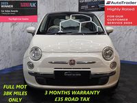 Used Fiat 500 Lounge 69 HP (50 kW) 2010 White Hatchback