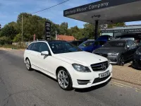 Used Mercedes C220 Sport Edition 167 HP (122 kW) 2014 White Estate