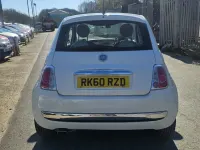 Used Fiat 500 Lounge 69 HP (50 kW) 2010 White Hatchback
