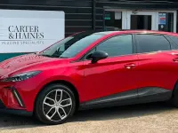 Used MG MG4 EV Trophy 180 kW (245 HP) 2023 Red Hatchback