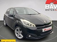 Used Peugeot 208 GT-line 110 HP (80 kW) 2019 Black Hatchback