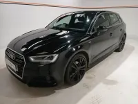 Used Audi A3 S-Line 150 HP (110 kW) 2018 Black Sedan