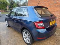 Used Skoda Fabia SE L 95 HP (69 kW) 2021 Blue Hatchback