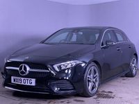 Used Mercedes A190 AMG line 2019 Black Hatchback