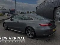 Used Mercedes E220 AMG line 191 HP (140 kW) 2018 Grey Coupe