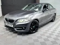 Begagnad BMW 218 Sport Line 2017 Grå Sportkupé