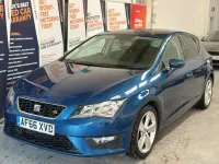 Used Seat Leon FR 150 HP (110 kW) 2016 Blue Hatchback