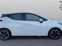 Used Nissan Micra Acenta 92 HP (67 kW) 2022 White Hatchback