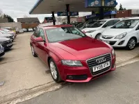 Used Audi A4 143 HP (105 kW) 2009 Red Sedan