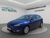Used Ford Focus Titanium 125 HP (91 kW) 2015 Blue/black Hatchback