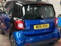 Used Smart ForTwo Coupé Premium 71 HP (52 kW) 2016 Blue Coupe