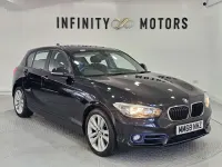 Used BMW 118 Sport Line 2018 Black Hatchback