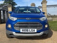 Used Ford Ecosport Titanium 125 HP (91 kW) 2016 Blue SUV
