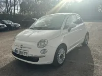 Begagnad Fiat 500 Lounge 69 HK (50 kW) 2009 Vit Cab