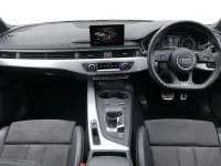 Used Audi A4 S-Line 150 HP (110 kW) 2018 Blue Sedan