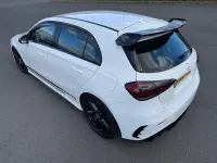 Used Mercedes A250 AMG line 224 HP (164 kW) 2018 White Hatchback