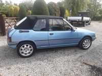 Used Peugeot 205 1992 Blue Cabriolet