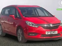 Used Vauxhall Zafira Tourer SRi 140 HP (102 kW) 2018 Red MPV