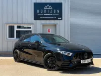 Used Mercedes A250 AMG line 2021 Black Hatchback