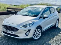 Used Ford Fiesta Titanium 2017 Silver Hatchback