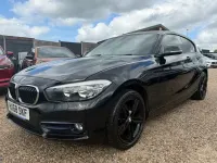 Used BMW 116 Sport Line 116 HP (85 kW) 2018 Black Hatchback