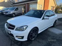 Used Mercedes C220 AMG 2014 White Sedan