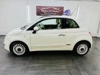 Used Fiat 500 Lounge 85 HP (62 kW) 2011 White Hatchback