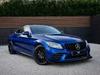 Used Mercedes C200 AMG line 2022 Blue Coupe