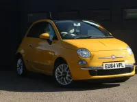 Used Fiat 500 Lounge 2014 Yellow Hatchback