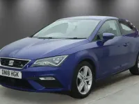 Used Seat Leon FR 125 HP (91 kW) 2018 Blue Hatchback